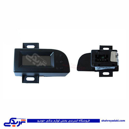 پژو ساعت دیجیتال سمند با LCD آبی ایساکو 880201199